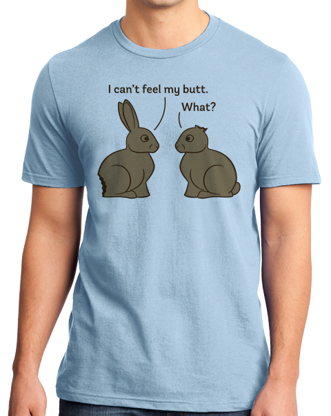 Chocolate Easter Bunny Conversation T-Shirt