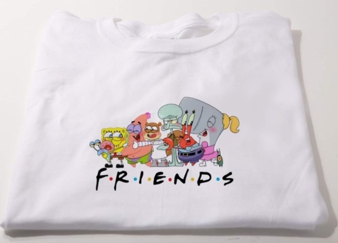 Spongebob Cartoon and Friends Parody Tee Shirt Outfit