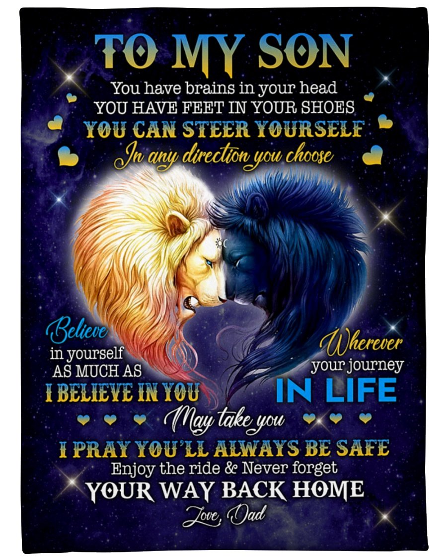 To My Son I Pray You’ll Always Be Safe Blanket Gift For Son Gift For Birthday Family Home Decor Bedding Couch Sofa Soft And Comfy Cozy