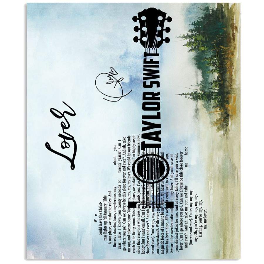 Taylor Swift Lover Country Music Horizontal Poster Vertical Poster