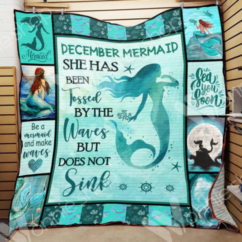 December Mermaid Blanket OCT3101 77O58