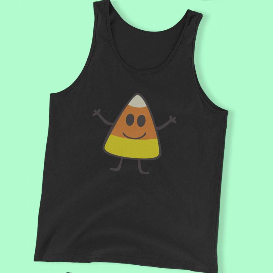 Cute Candy Corn Halloween Men’S Tank Top