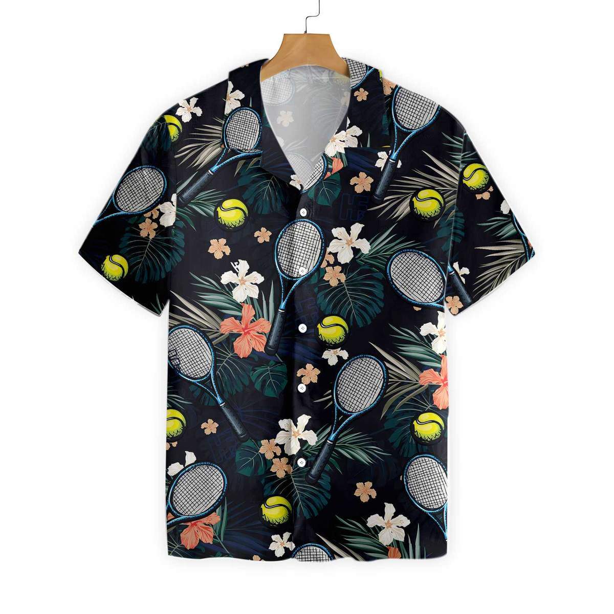 Tropical Floral Tennis Hawaii Shirt Ha22260