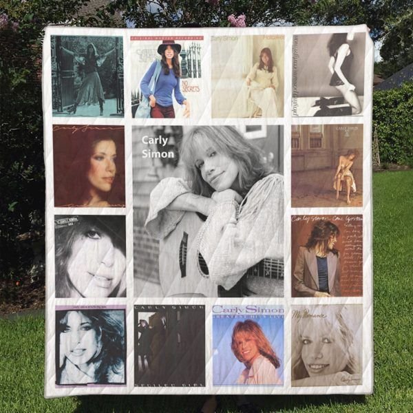 Carly Simon 3D Quilt Blanket HGM45