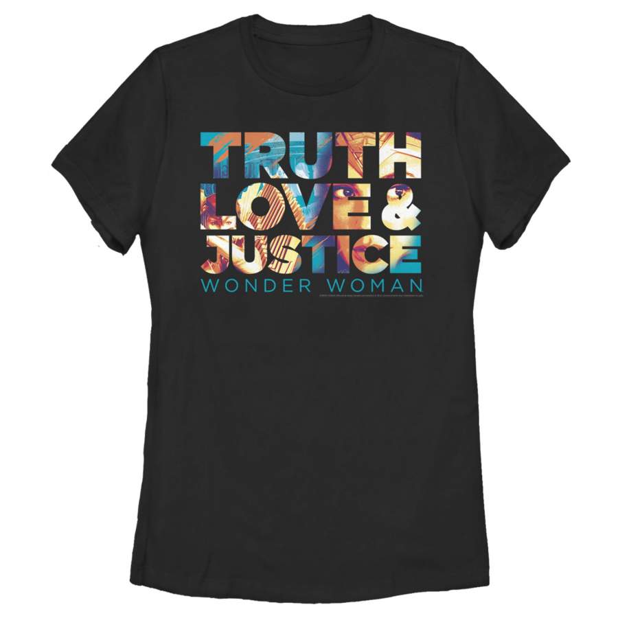 Wonder Woman 1984 Women’s Truth Love Justice  T-Shirt