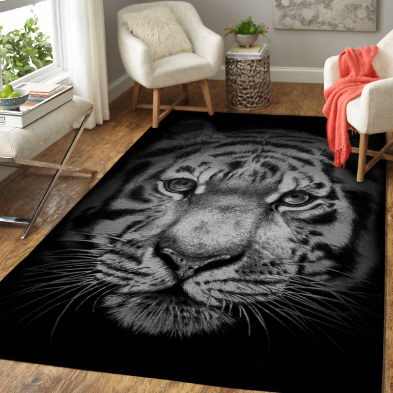 Tiger hand drawn – Animals Area Rug Carpet