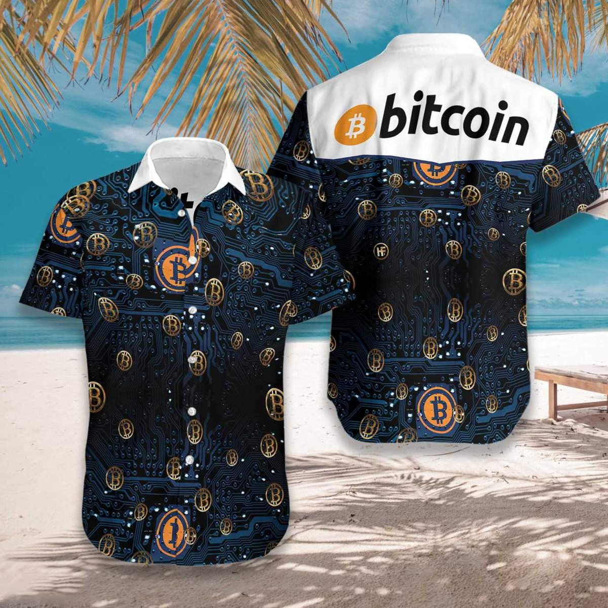 Bitcoin Logo Hawaii Shirt Unisex Adult Ha47378