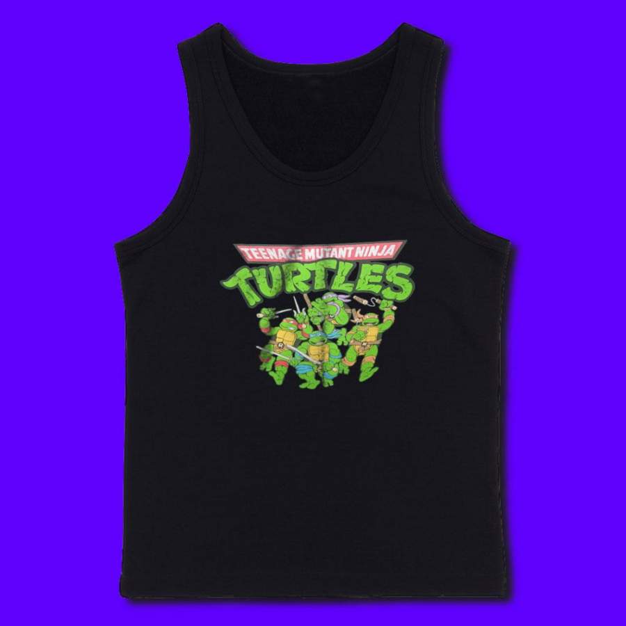 Tmnt Teenage Mutant Ninja Turtles Movie Vintage Men’S Tank Top