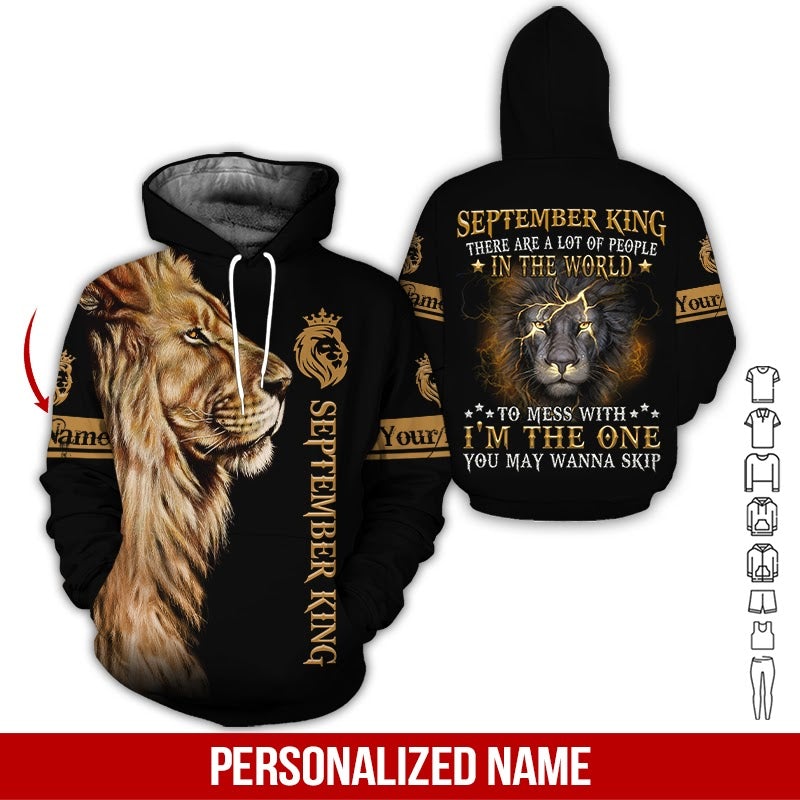 Tiger September Guy Custom Name 3D All Over Print | For Men & Women | Adult | Cn3194