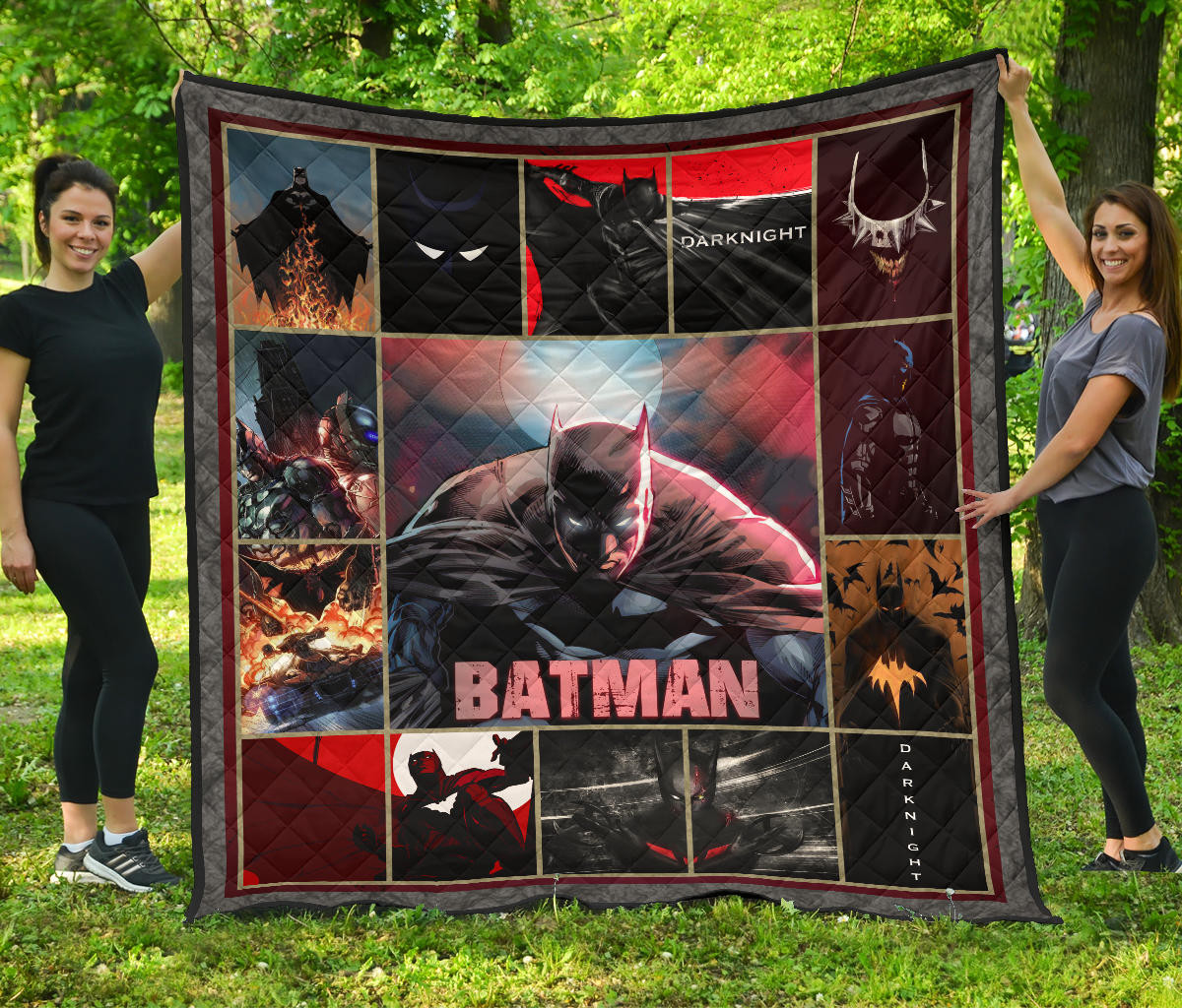 The Bat Man Premium Quilt Blanket Movie Home Decor Custom For Fans Nt022803