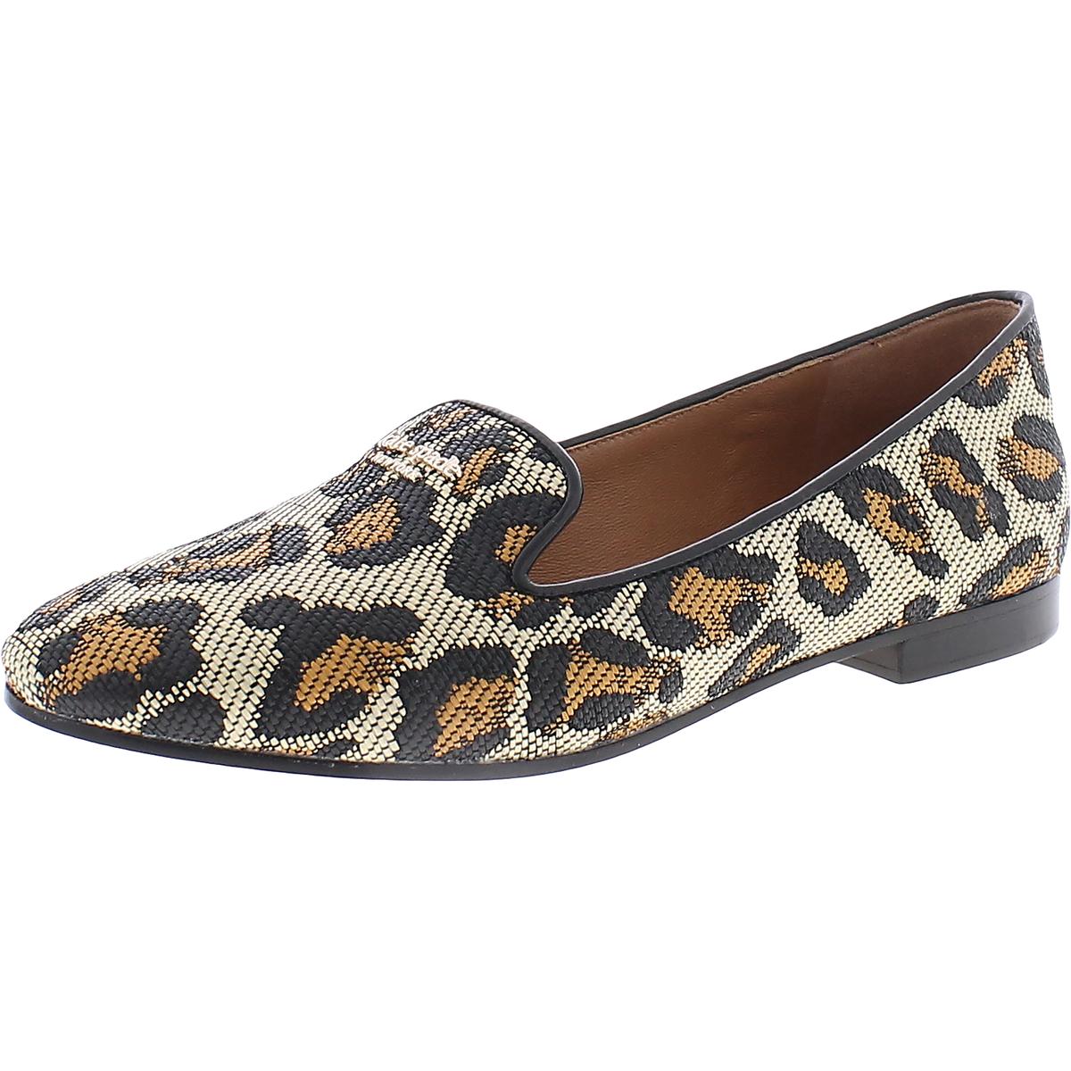 Torte Womens Slip On Animal Print Dress Shoes