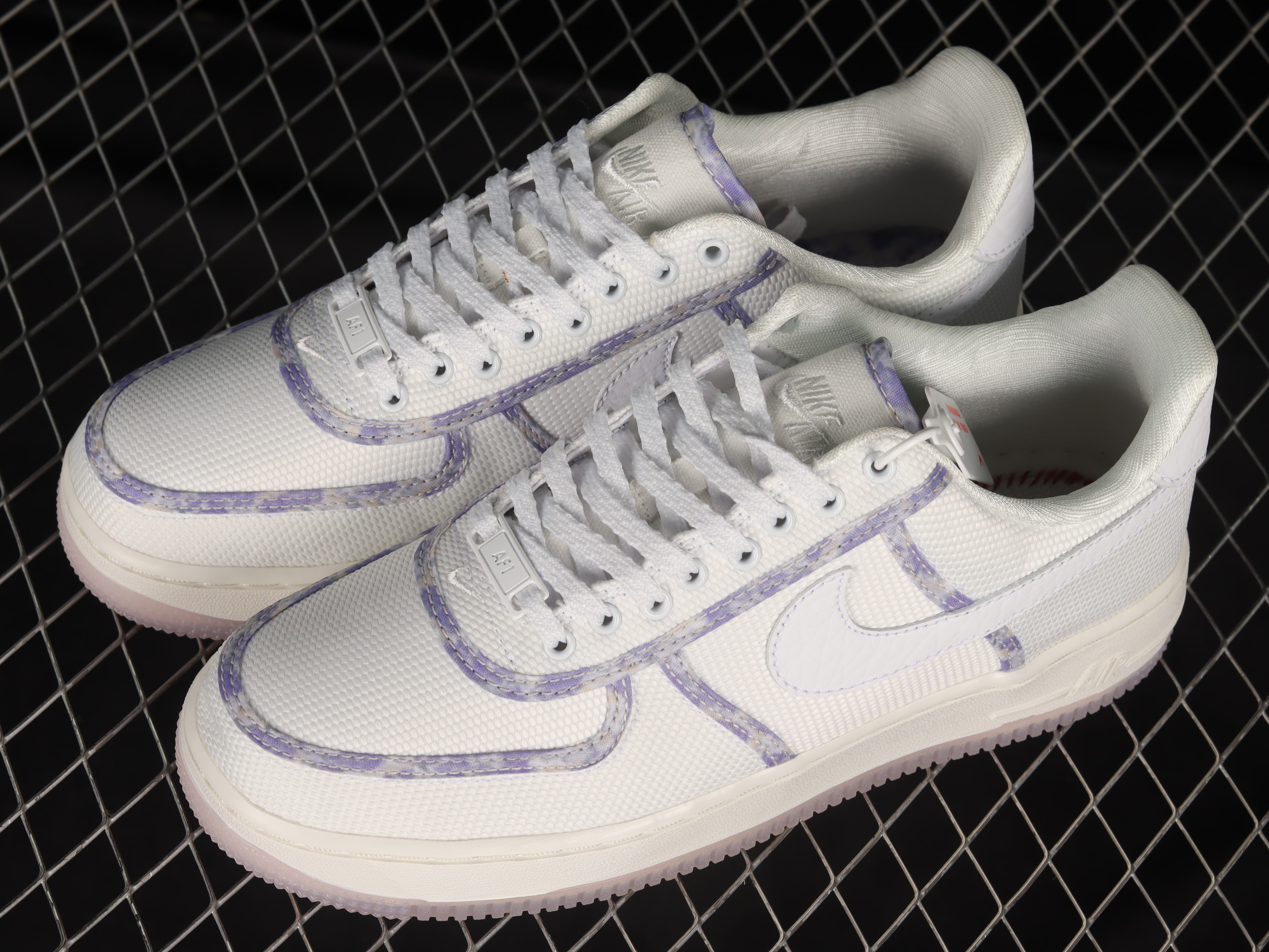 Nike Air Force 1 Low Lavender Green Shoes Sneakers, Women SNK425648254