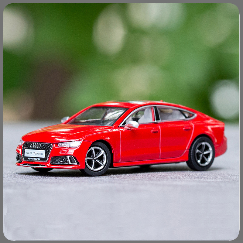 1:64 Audi RS7 C7 Sportback Alloy Car Model Diecast Toy Vehicle High Simitation Cars Toys For Children Kids Xmas Gifts alx