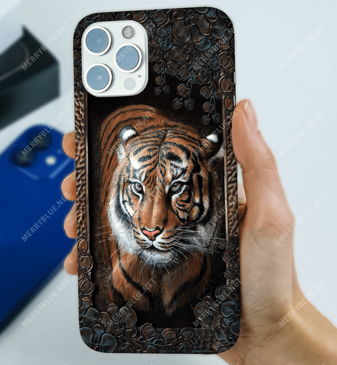 Brave Tiger Stainless Steel Iphone12 Case