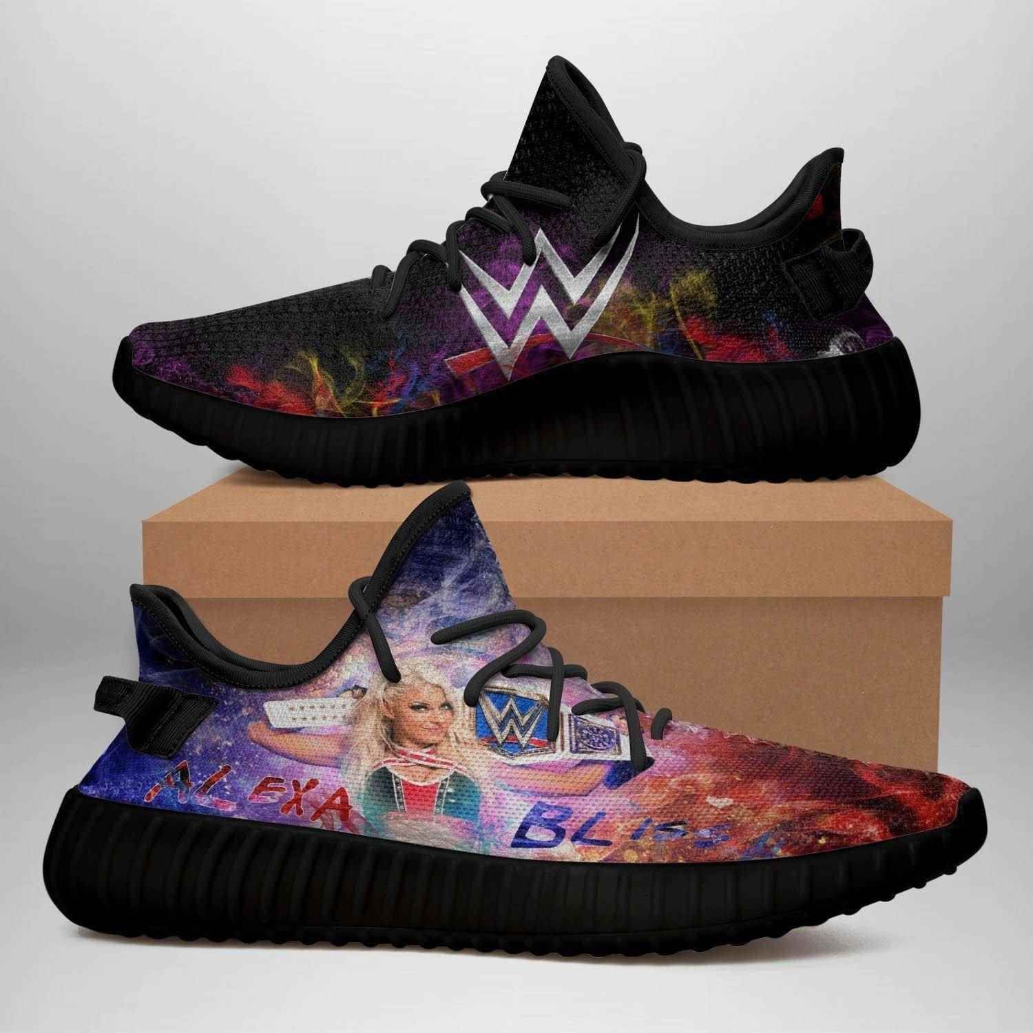 Alexa Bliss Black Edition Yeezy Boost Shoes Sport Sneakers – Yeezy Shoes