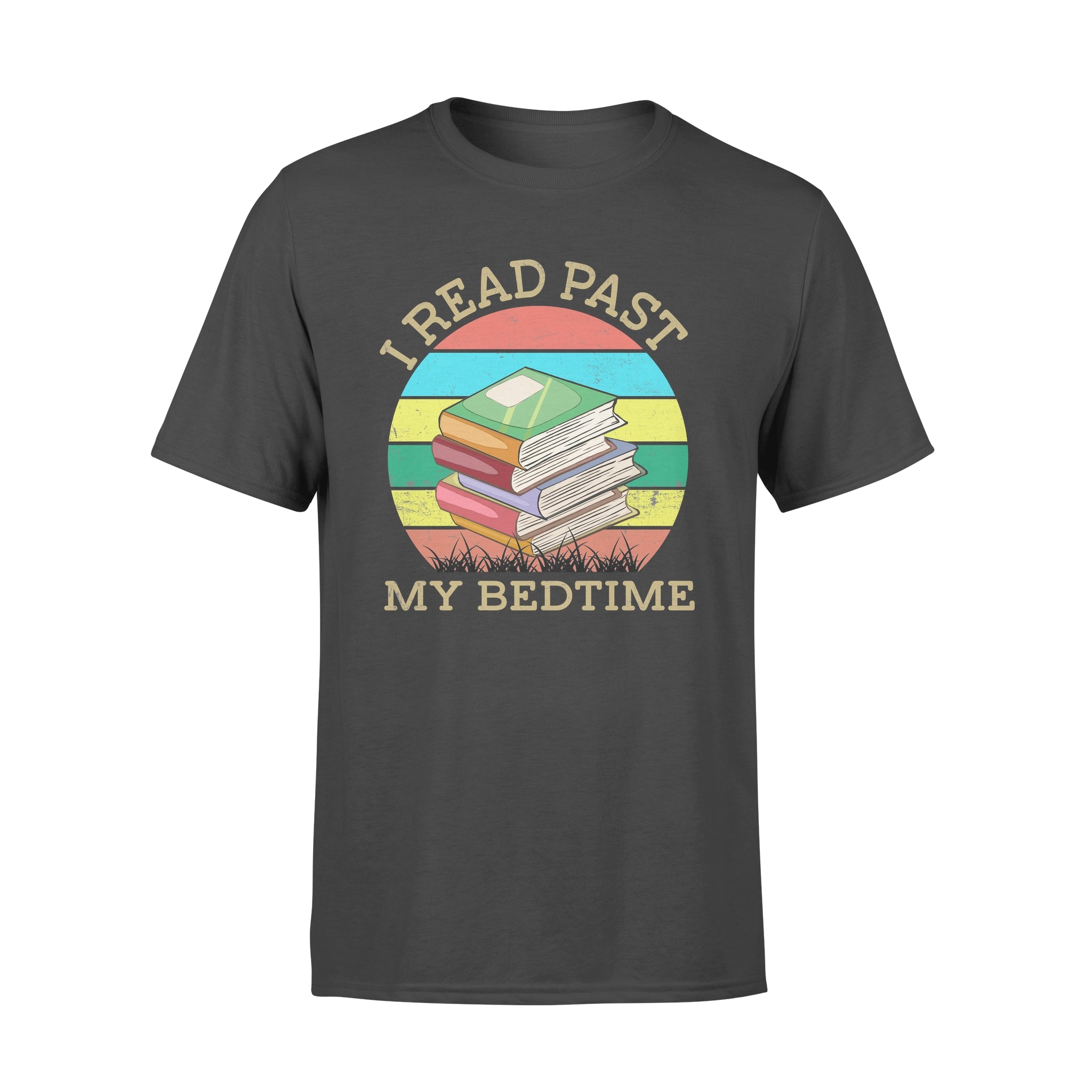 Vintage I Read Past My Bedtime Gift Book – Premium T-shirt