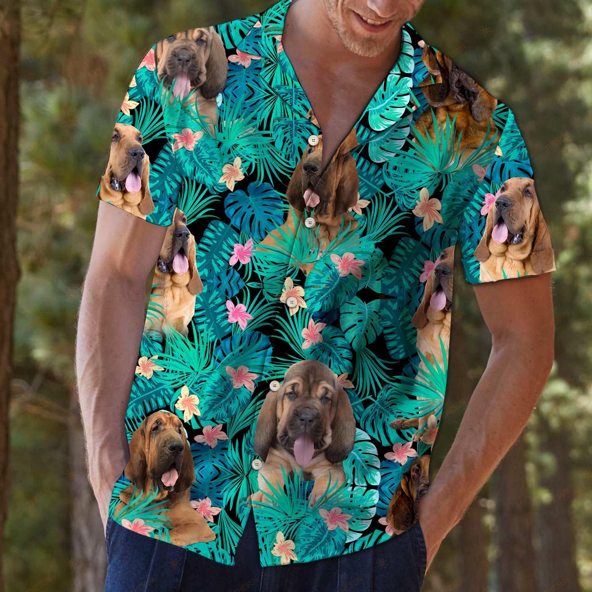 Bloodhound Tropical Hawaiian Shirt Ha44417