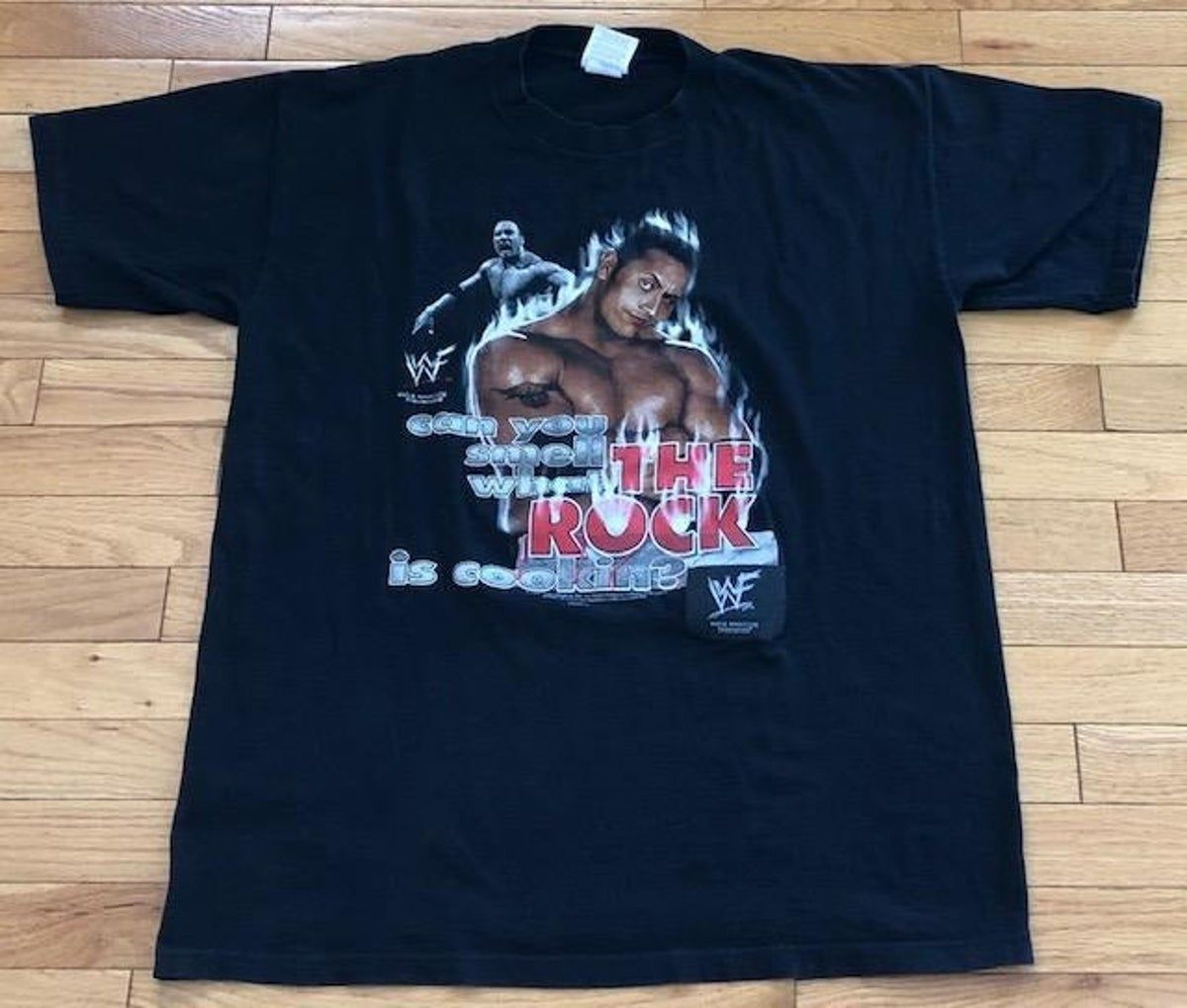 Vintage 1999 The Rock Black Shirt