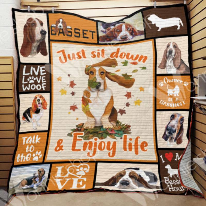 Basset Hound Dog Blanket DCB1201 68O31