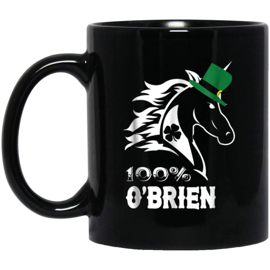 Cool 100 OBrien Irish Name St Patricks Day Mug