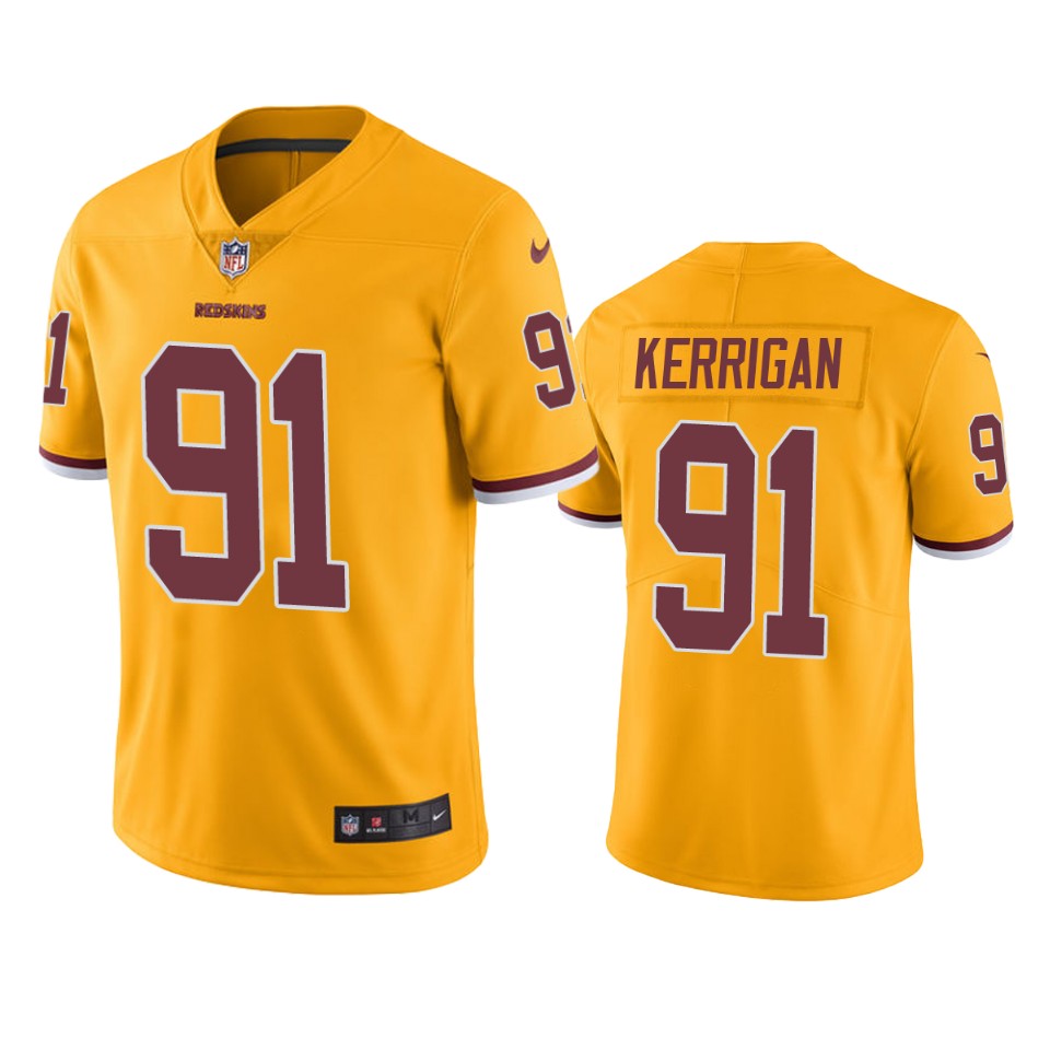 Washington Redskins Ryan Kerrigan Gold Nike Color Rush Limited Jersey