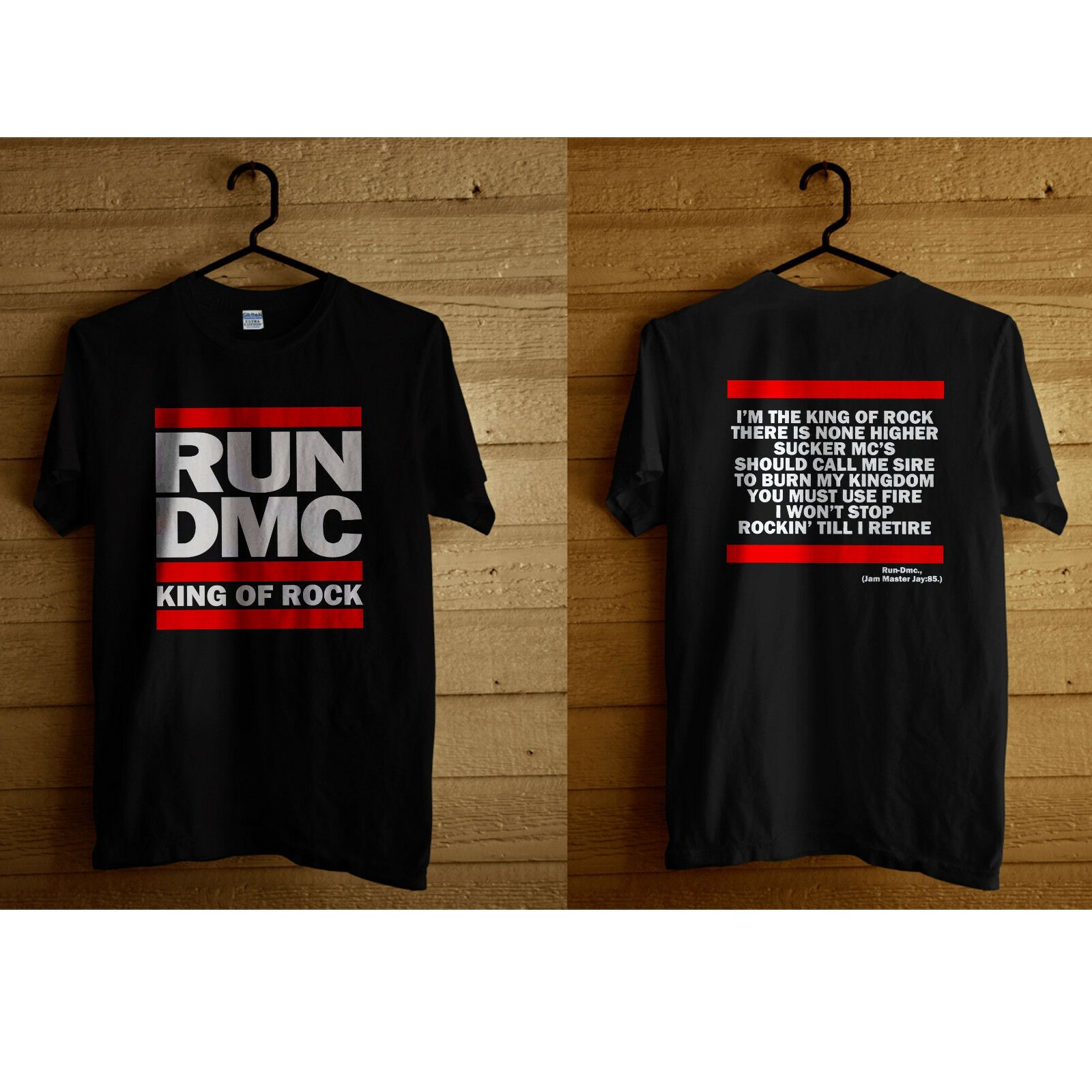 VTG 1985 Run DMC King Of Rock Shirt 80s Hip-hop Beastie Boys T-Shirt