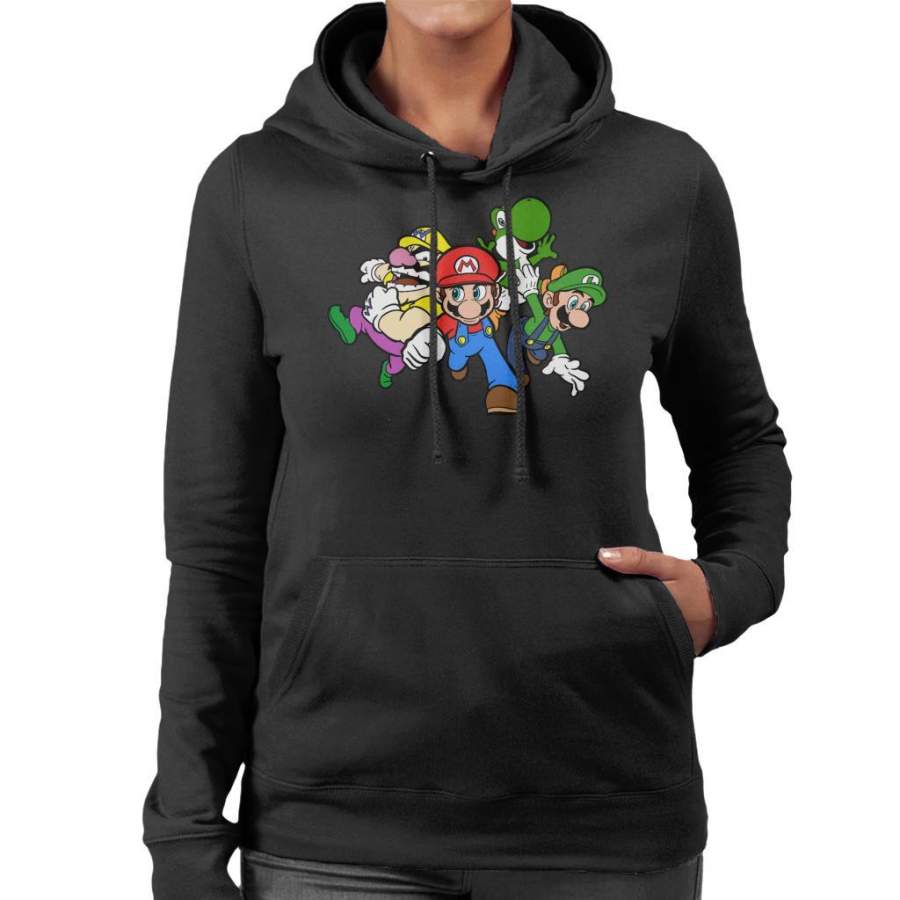 Team Super Mario Women’s Hooded Sweatshirt