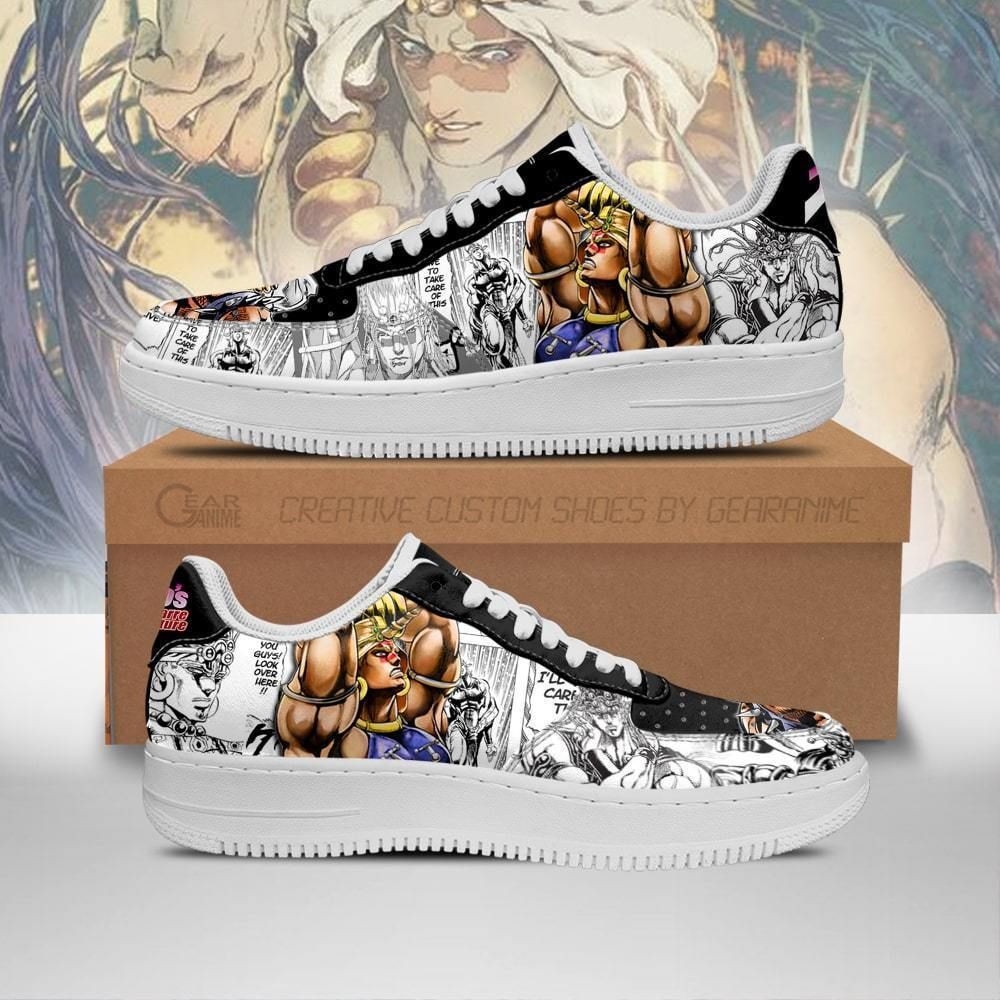 Wamuu Sneakers Manga Style Jojo’S Anime Shoes Fan Gift Idea Pt06 Unisex Men Women