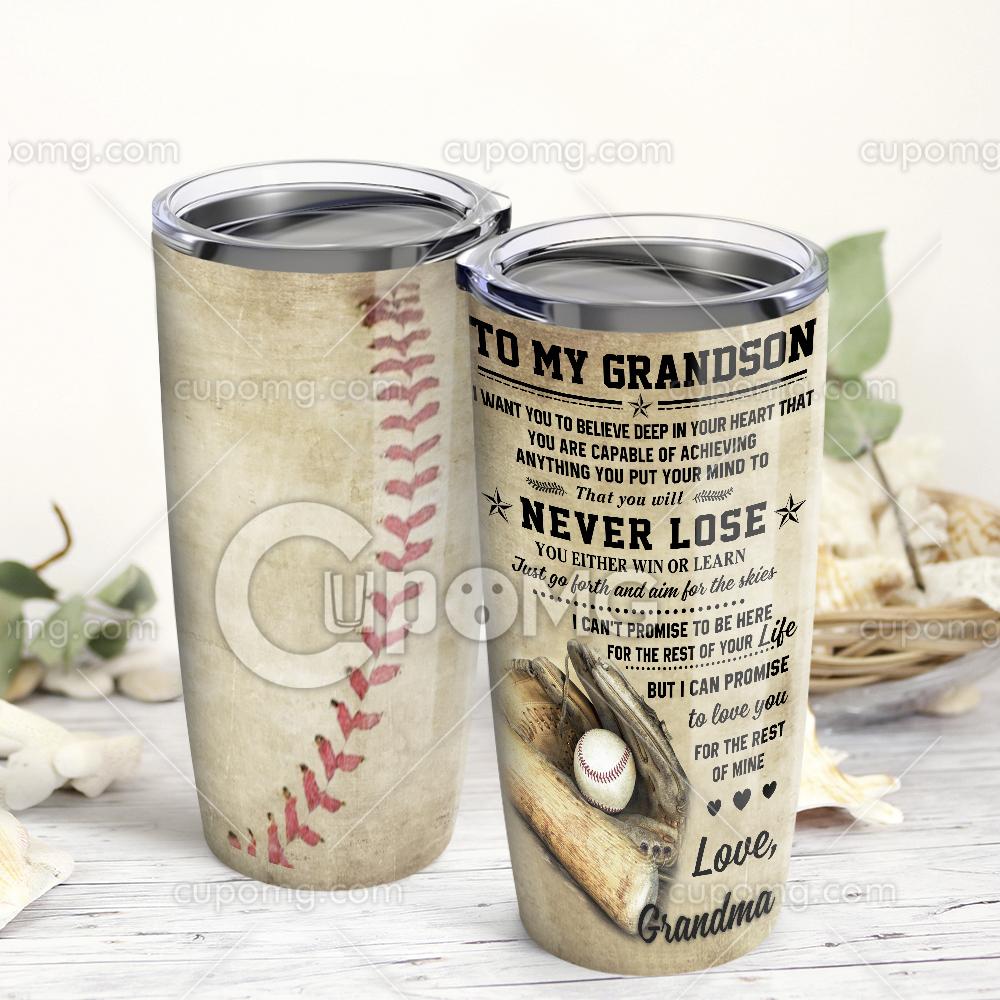 Grandma To Grandson Tumbler 20Oz Bb249Tc