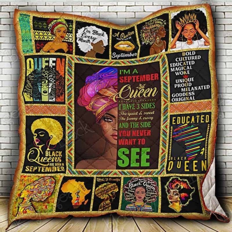 September Black Queen JK1136 Quilt