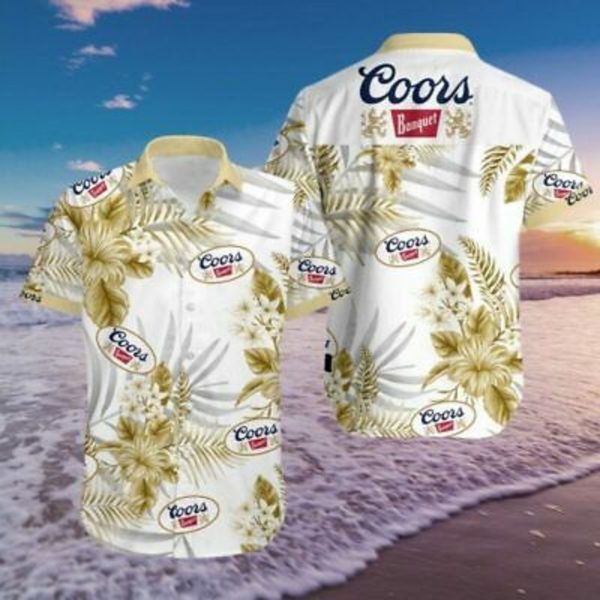 Coors Banquet Beer Hawaiian Beach Shirt