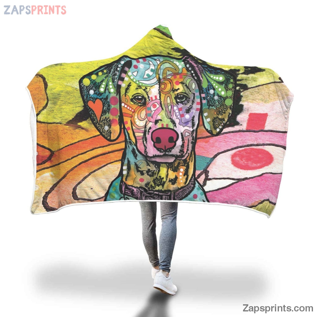 Dalmatian Design Hooded Blanket – Dean Russo Art