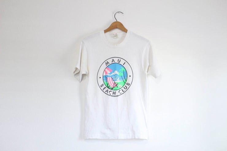 Vintage Maui Hawaii Beach Club Shirt