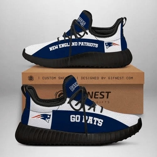 New England Patriots Football Team Shoes Customize Yeezy Sneakers