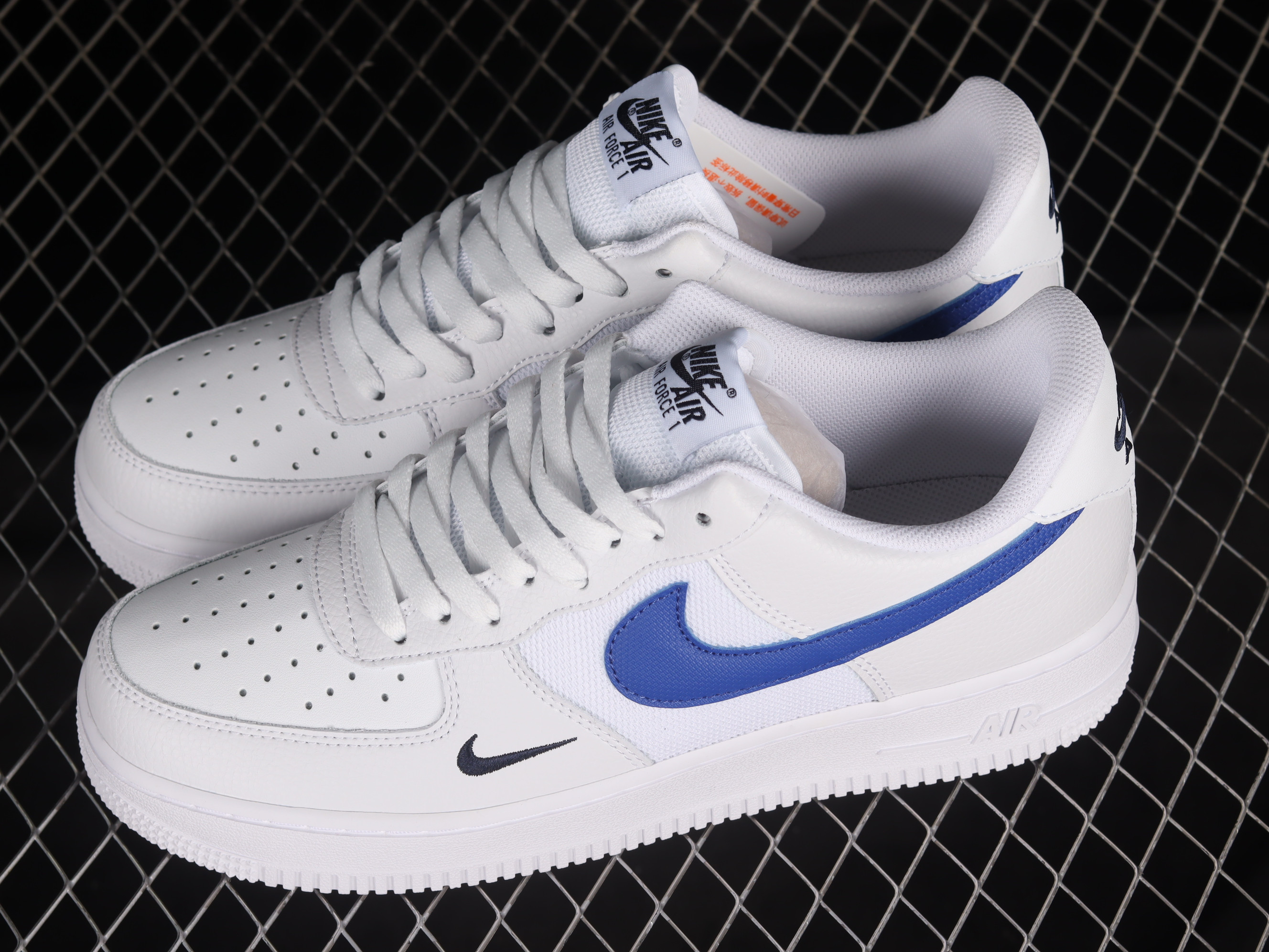 Nike Air Force 1 Low GS WhiteRoyal Shoes Sneakers SNK169189841