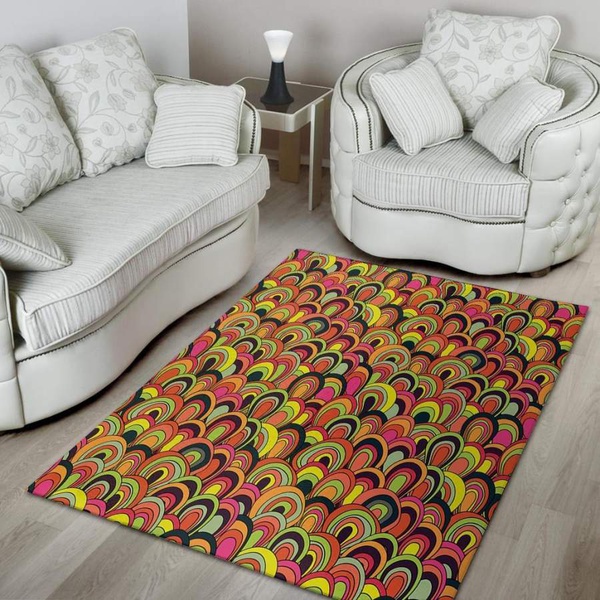 Trippy Area Rug