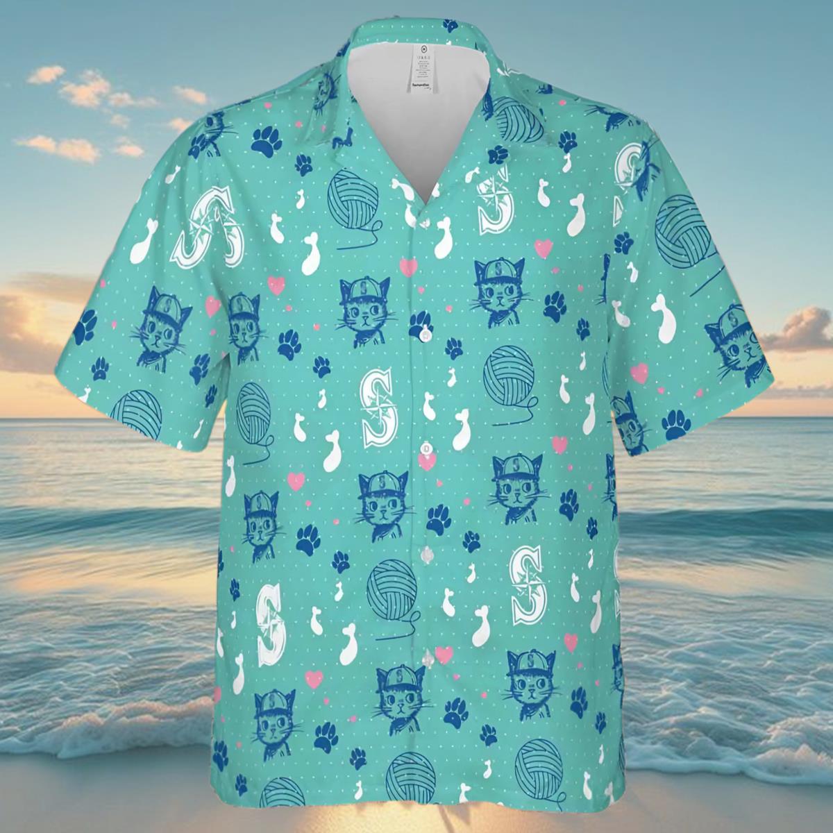 Take Meow’T To The Ballgame Mariners Hawaiian Shirts 2024 Giveaway