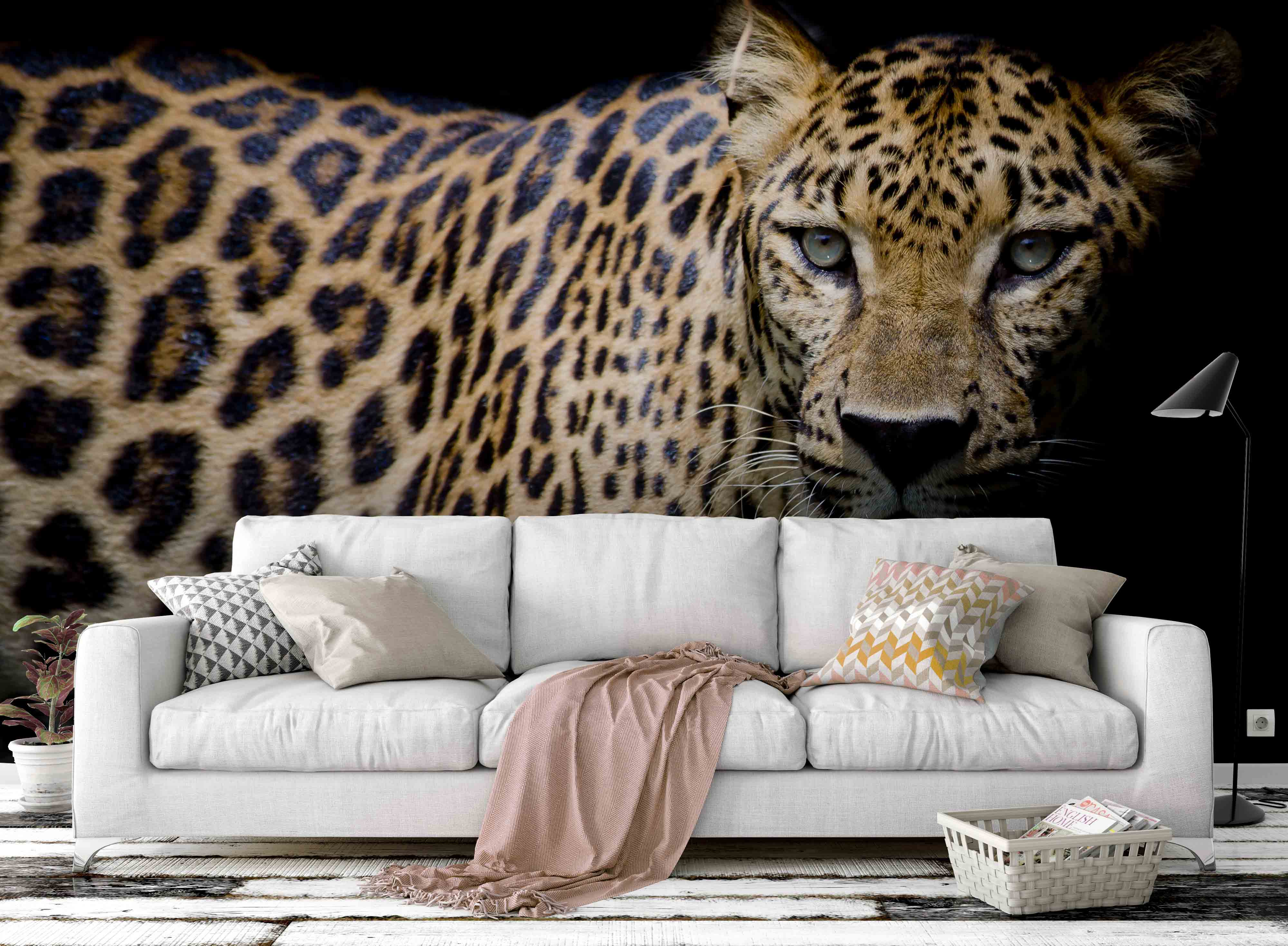 3D Leopard Graphic Wall Mural Wallpaper 55