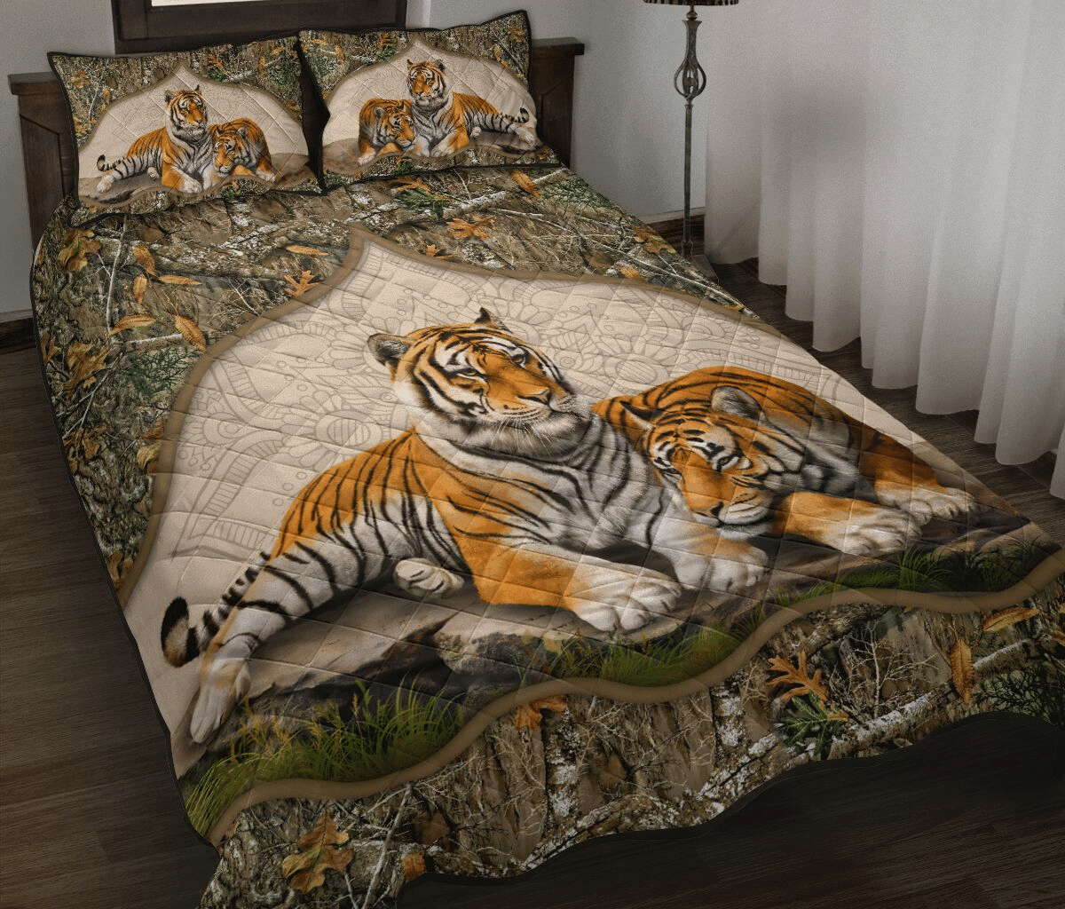 TIGER LOVER QUILT BED SET