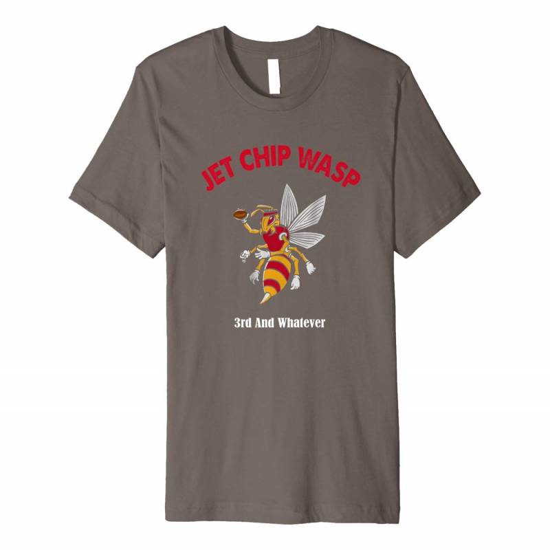 Jet Chip Wasp Shirt Funny Graphic Football Fans Kansas City Premium T-shirt