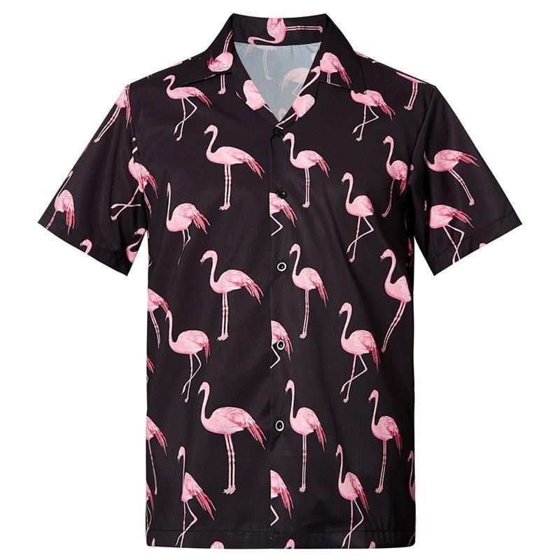 Buy Mens Hawaii Shirts Flamingo Ha21723