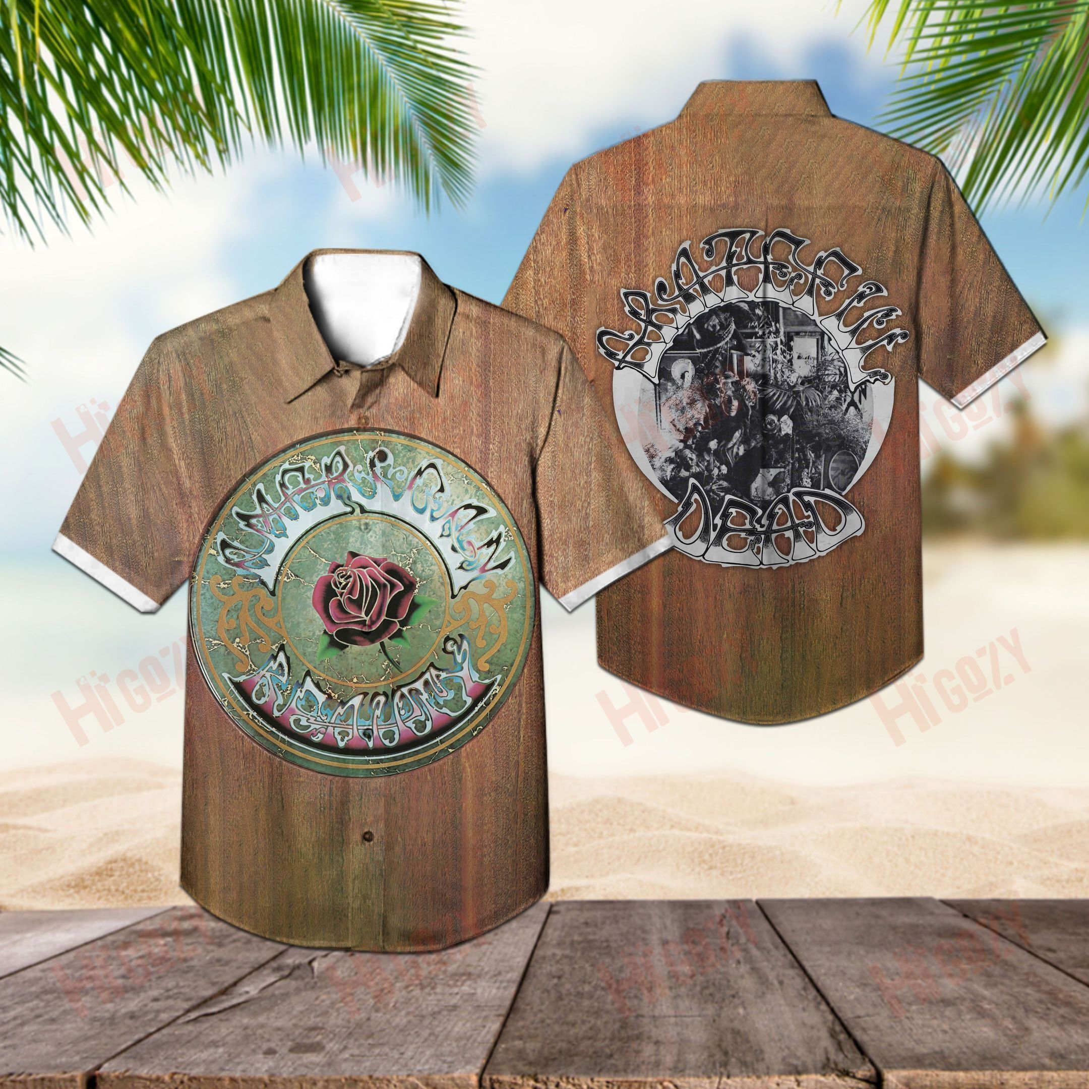 Grateful Dead Hawaii Aloha Skull And Roses Shirt Ha79562