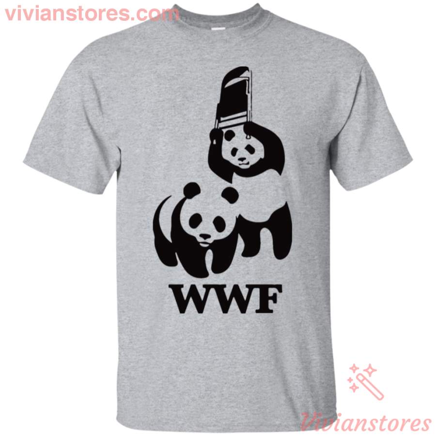 WWF Panda Wrestling Funny T-Shirt For Fan Of WWF