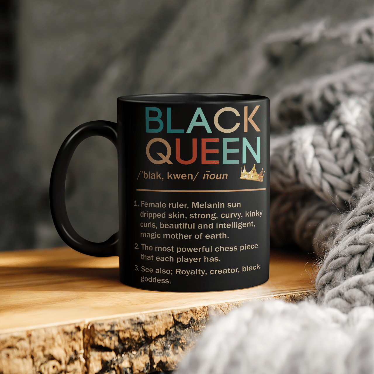 Mug For Queen Gifts For Black Queen Definition Mug