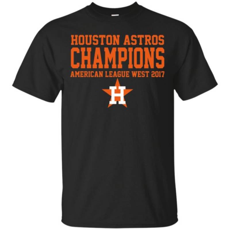 Houston Astros Champions American league west 2017 T-Shirt