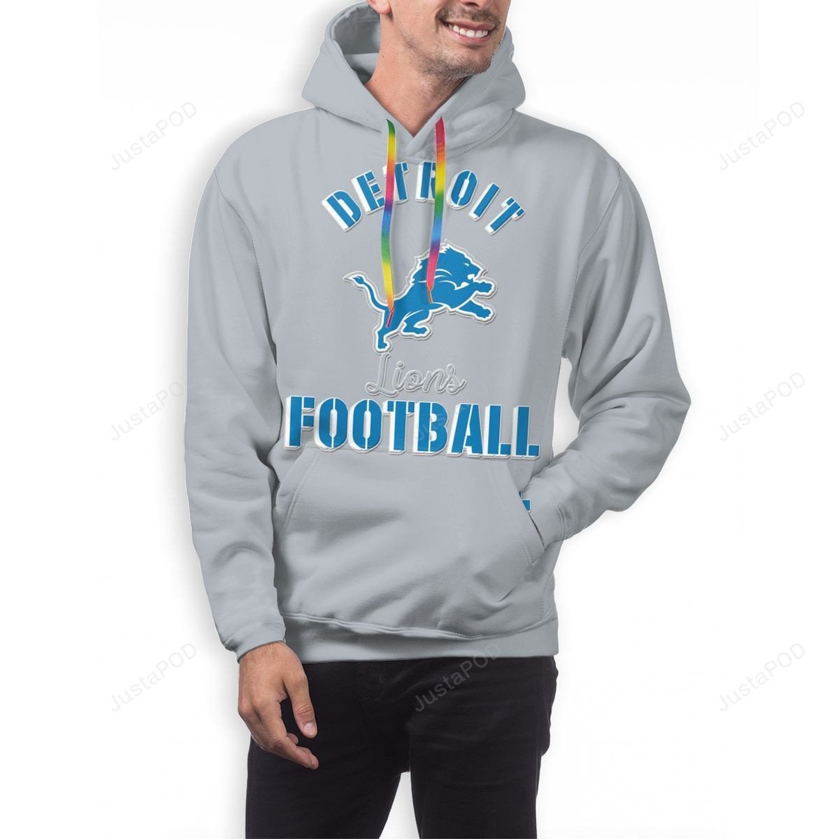 Lions Football Team 3D Hoodie For Men Women All Over 3D Printed Hoodies Pullover Sweatshirt