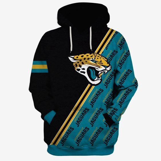 Jacksonville Jaguars Many Logo 36 Unisex 3D Hoodie Gift For Fans