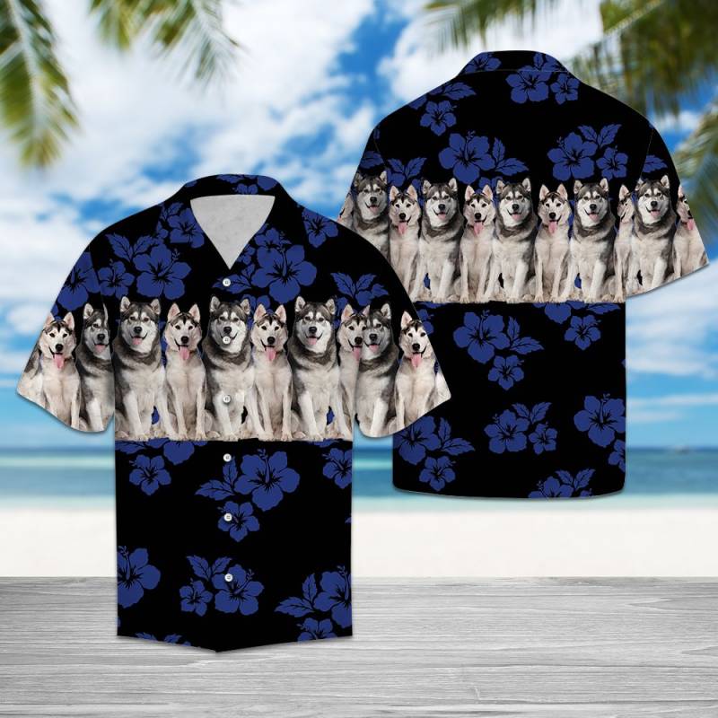 Awesome Alaskan Malamute TG5721 – Hawaiian Shirt