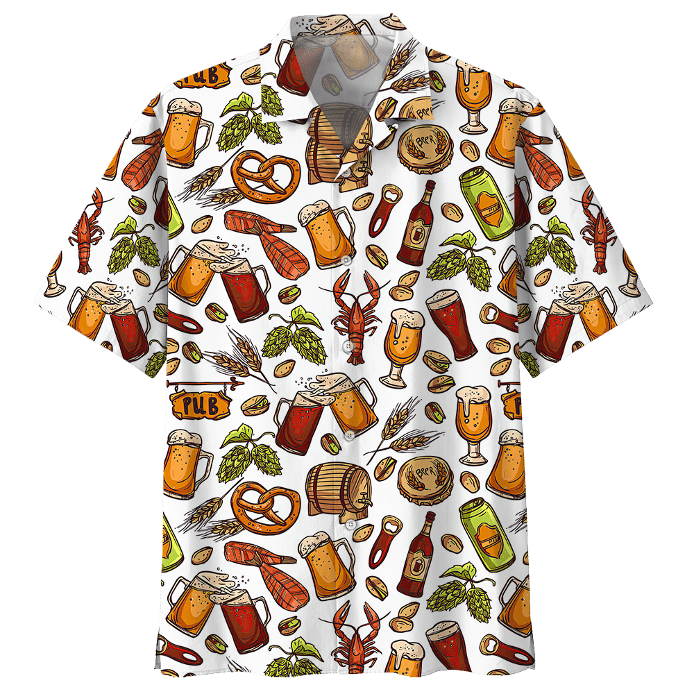 Hwfl 016 Beer Hawaii Shirt Ha71358