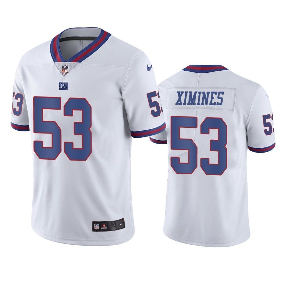 New York Giants Oshane Ximines Color Rush Limited White Mens Jersey